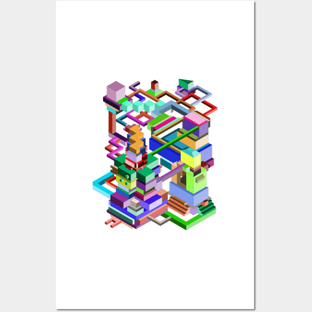 Abstract Maze Wall Art by cristinaandmer